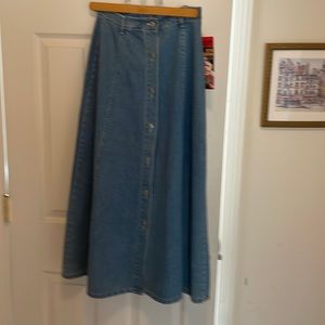 Vintage semi flare midi skirt - Retro Modern